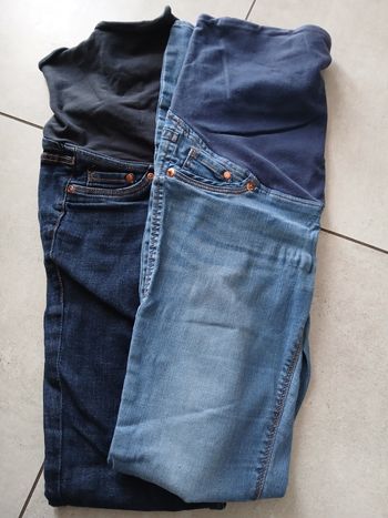 Lot de 2 pantalons grossesse T36