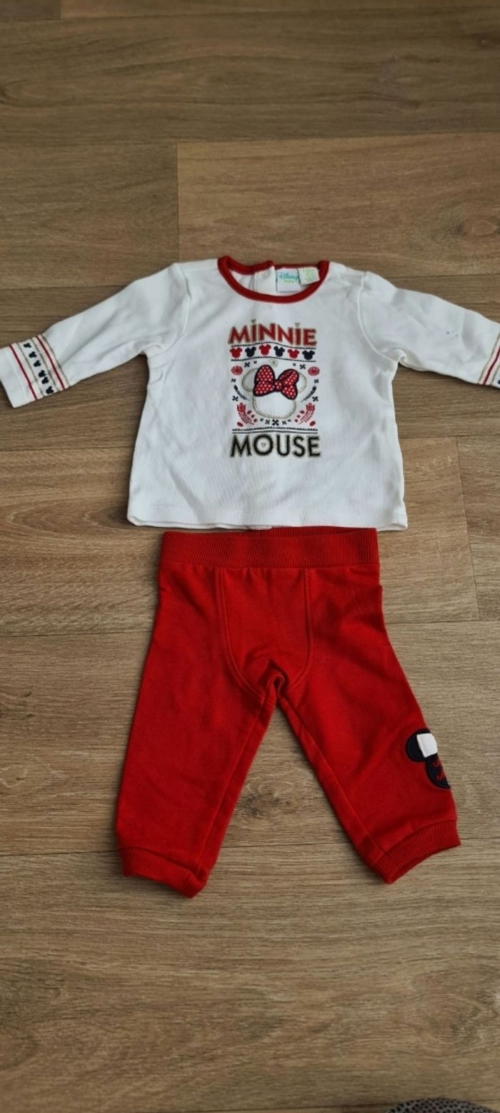 Superbe ensemble Minnie taille 3 mois Disney Baby