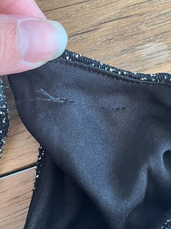 Combinaison noire à paillettes Zara - photo numéro 4