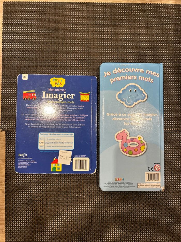 2 livres bébé mes 1ers mots - photo numéro 3