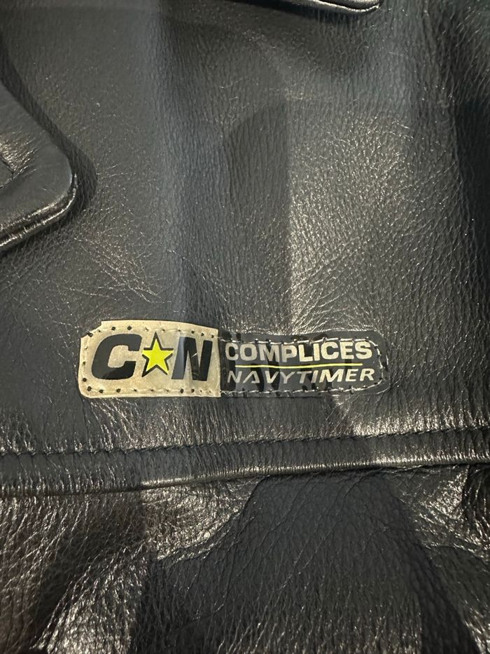 Veste caban en cuir noir Complices TL - photo numéro 4