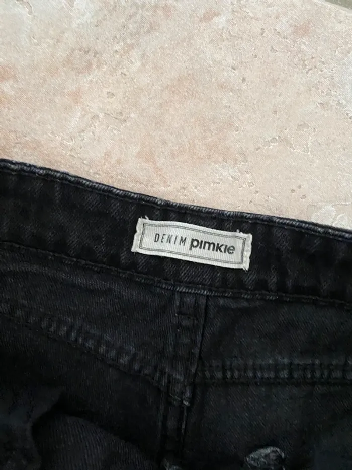 short en jean noir pimkie taille 36 - photo numéro 3
