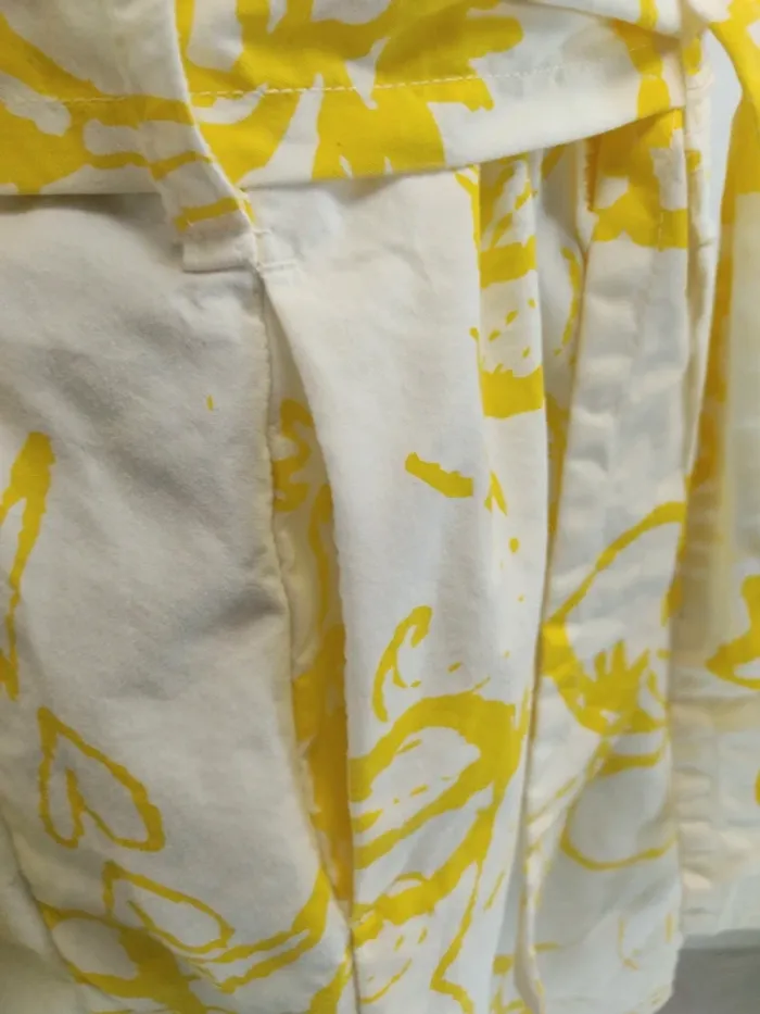 Trench - Not The Same blanc et Jaune vintage à motifs - A271 - photo numéro 10