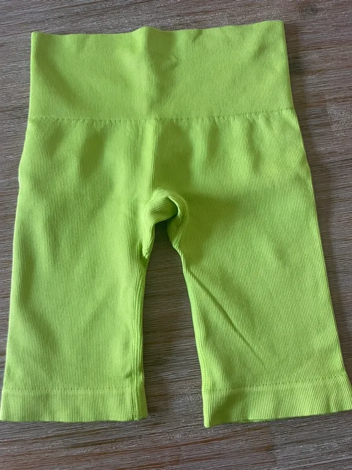 Legging short vert