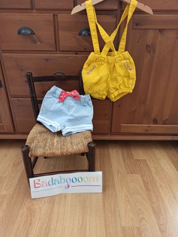 Short combishort sergent-major 9 mois tbe