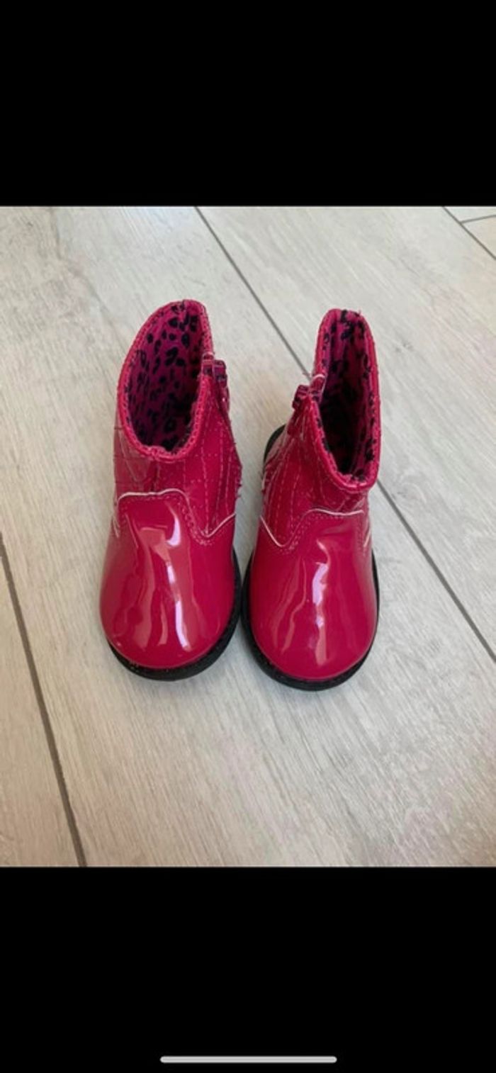 Bottine vernis rose - photo numéro 2