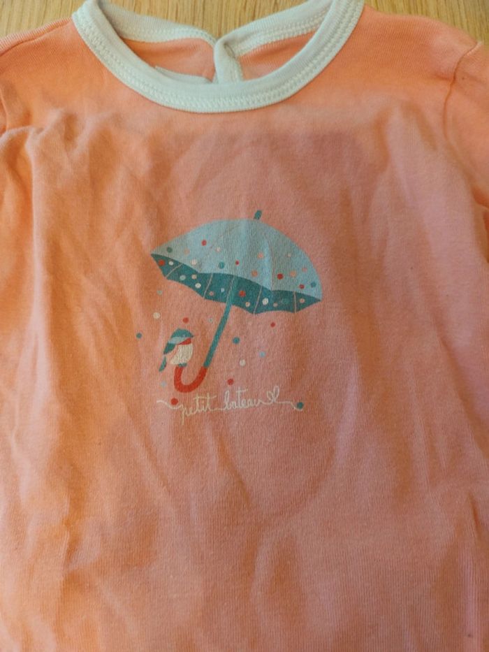 Lot 5 grenouillère petit bateau 6 mois - photo numéro 7