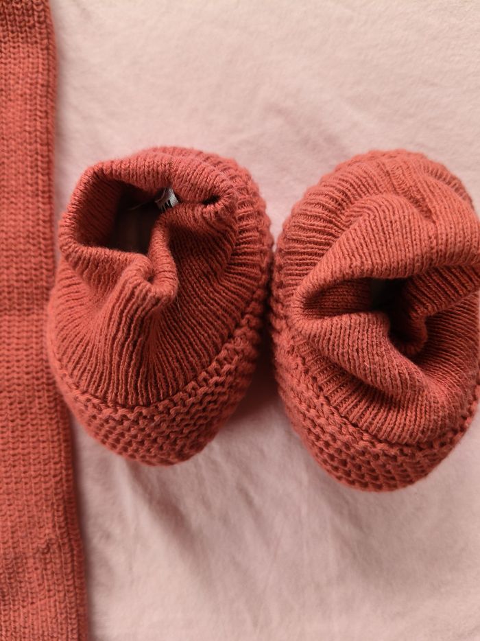 Ensemble hiver mixte Zeeman rouge rouille 56 cm - photo numéro 4