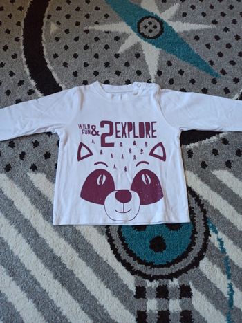 T-shirt manches longues - 6 mois