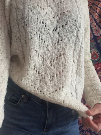 Pull écru