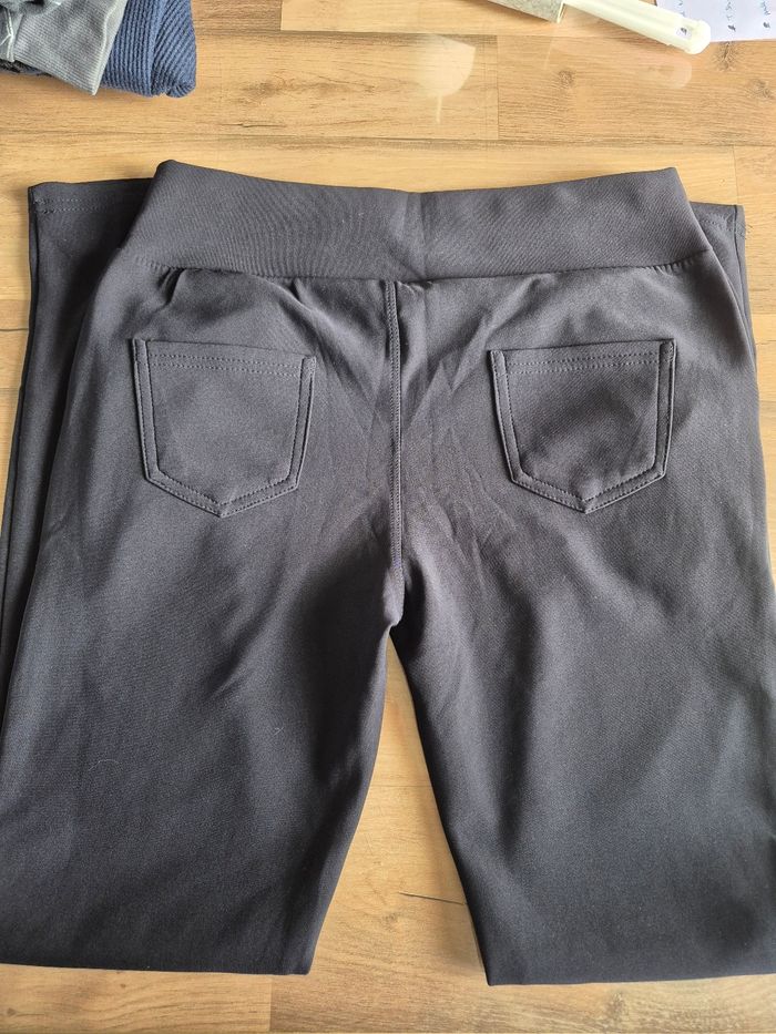 Pantalon noir / bleu marine femme - photo numéro 3