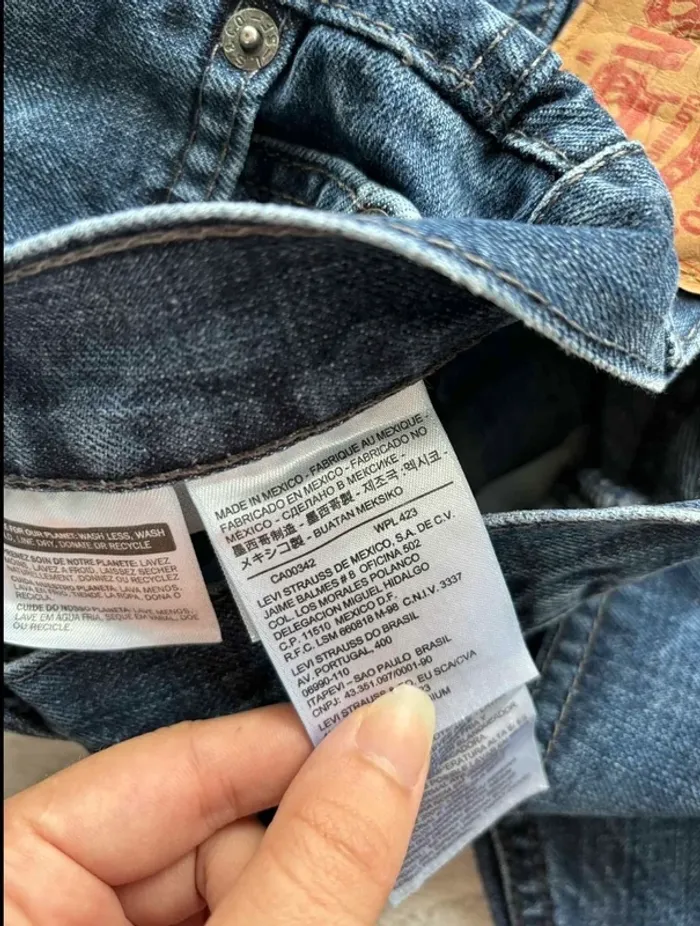 Jean Levi’s 514 homme M/40 L30 droit regular straight relaxed 100% coton bleu Mexique - photo numéro 8