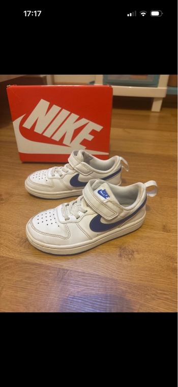 Basket à scratch garçon Nike court borough low recraft 28,5