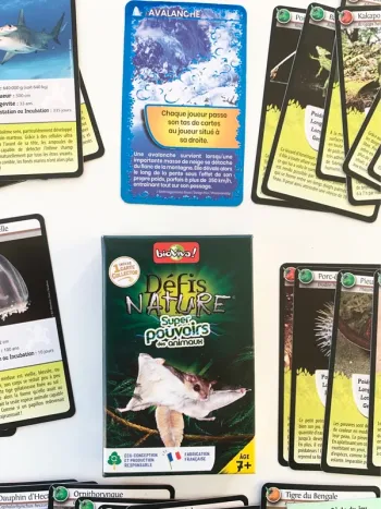 Jeu défis nature - Super pouvoirs des animaux