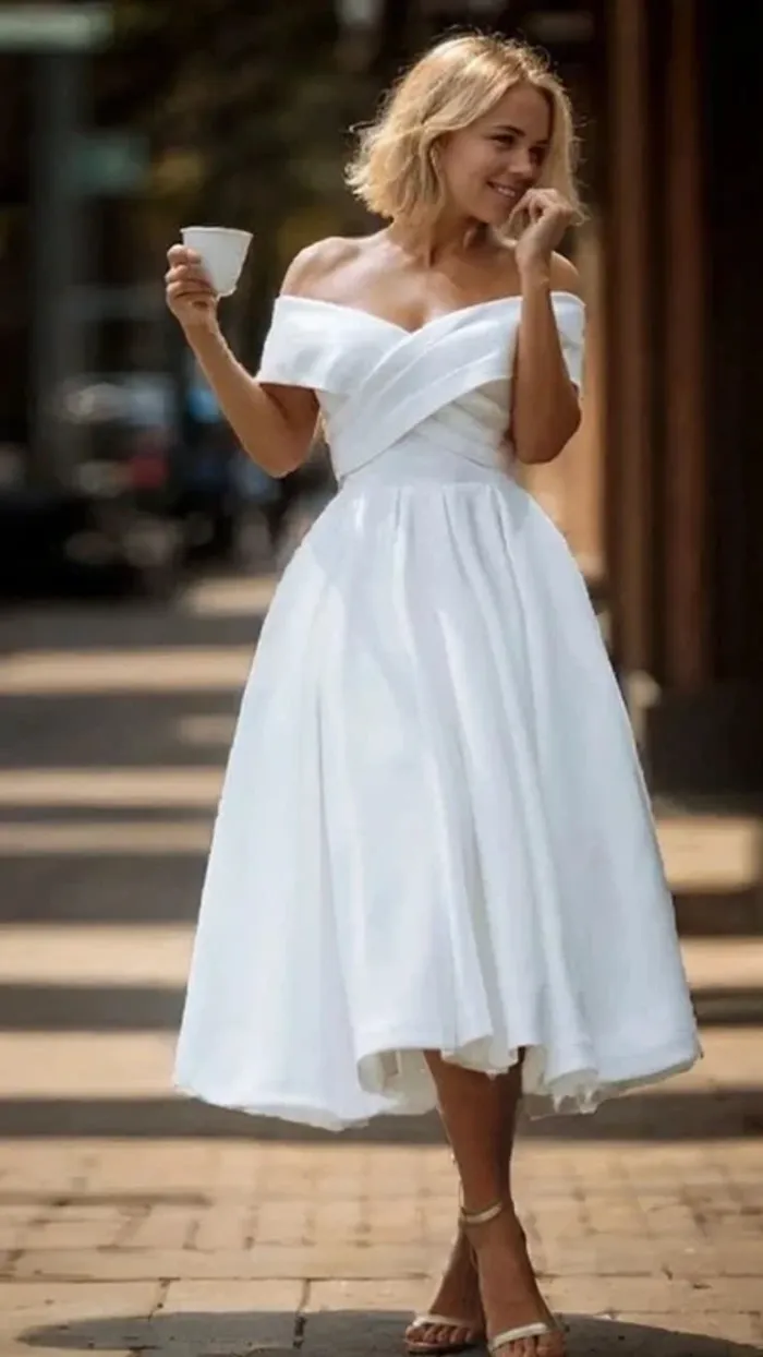 Robe trapèze de mariage taille 38 corsage laçage - photo numéro 9