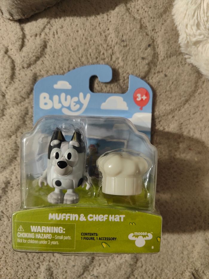 Bluey pack Muffin and chef hat