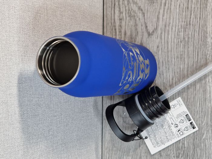 Gourde Isotherme 500ml Bleu Fonçé Avec Paille - Ulysses 31 - photo numéro 8