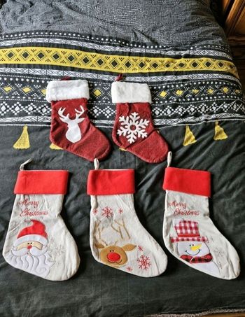 Lot de bottes de Noël