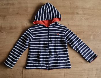 Sweat zippé réversible 6 ans