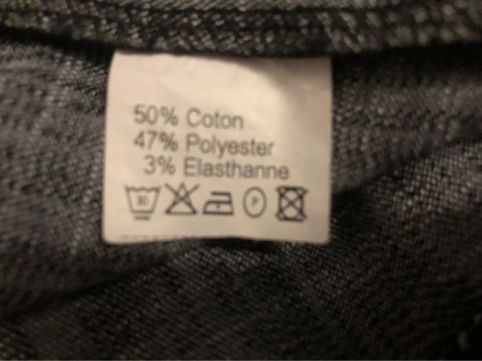 AN20- Tailleur veste+jupe longue bleu jean T44-46 - photo numéro 10