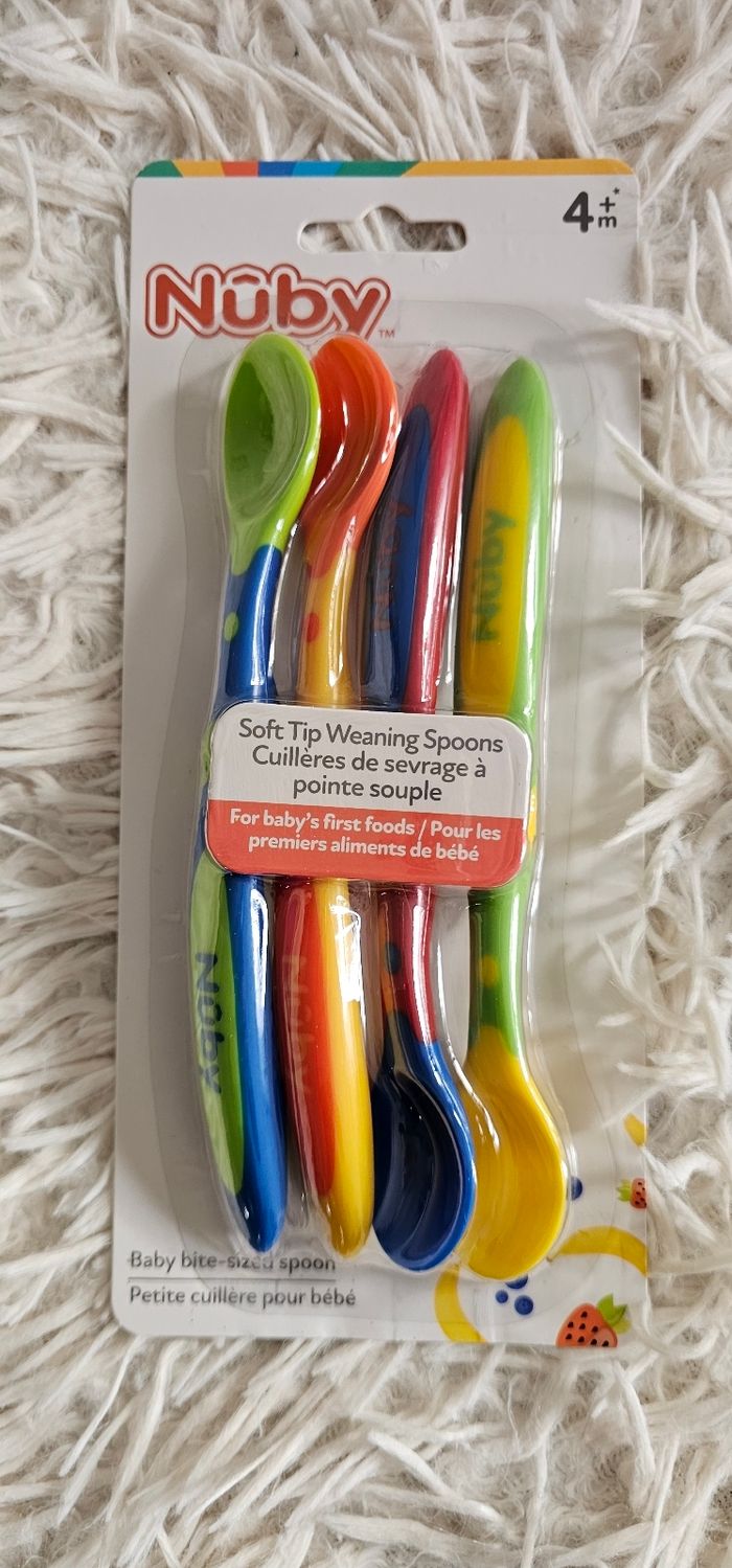Lot de 8 cuillères Nûby bebe Neufs - photo numéro 2