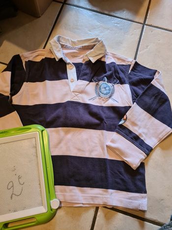 Polo manches longues 8 ans vertbaudet