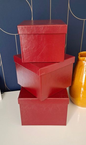 boîtes gigogne bordeaux