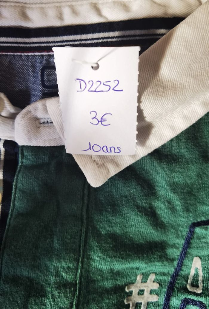 D2252 - polo garçon 10 ans - photo numéro 3
