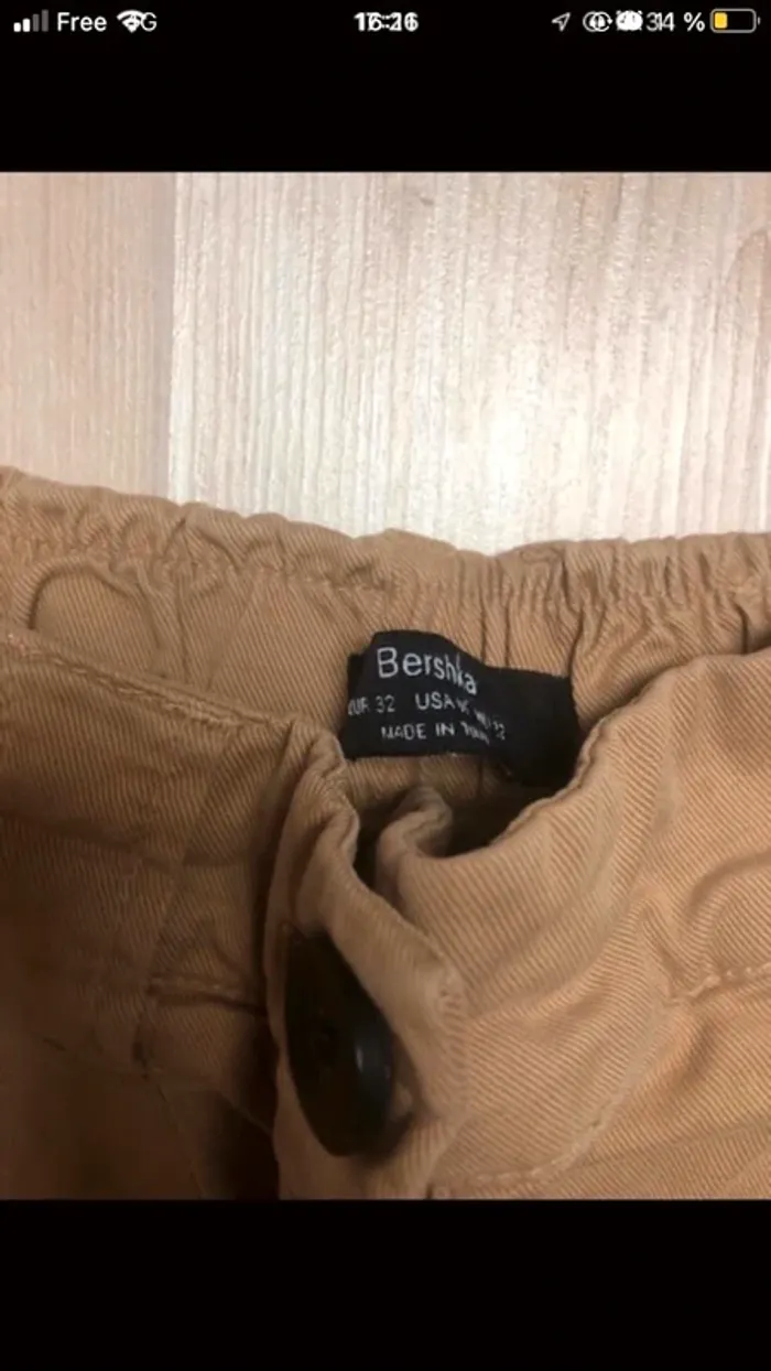 cargo bershka beige - photo numéro 7