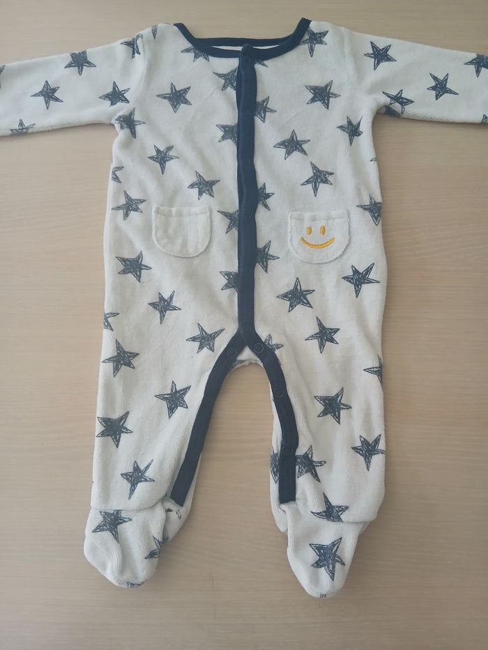 Pyjama garcon d hiver en coton taille 3 mois marque gemo - photo numéro 6