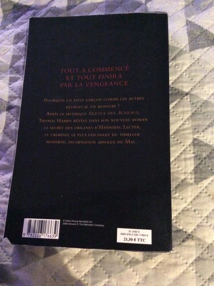 #Hannibal lecter Thomas Harris - photo numéro 4