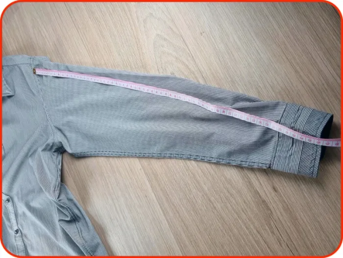 Chemise rayé noir et gris Celio Taille XL - photo numéro 7