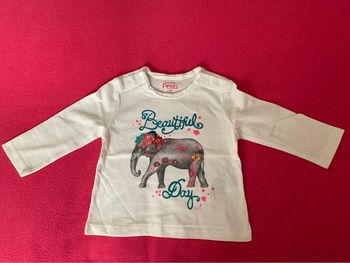 Blouse manches longues LCDP 6 mois - 68cm