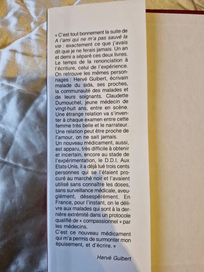 Le protocole compassionnel (autobiographie sida) - photo numéro 5