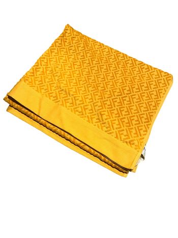 Serviette jaune Fendi