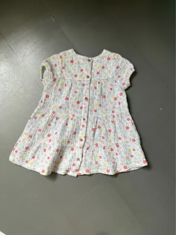 Robe gaze de coton 24 mois