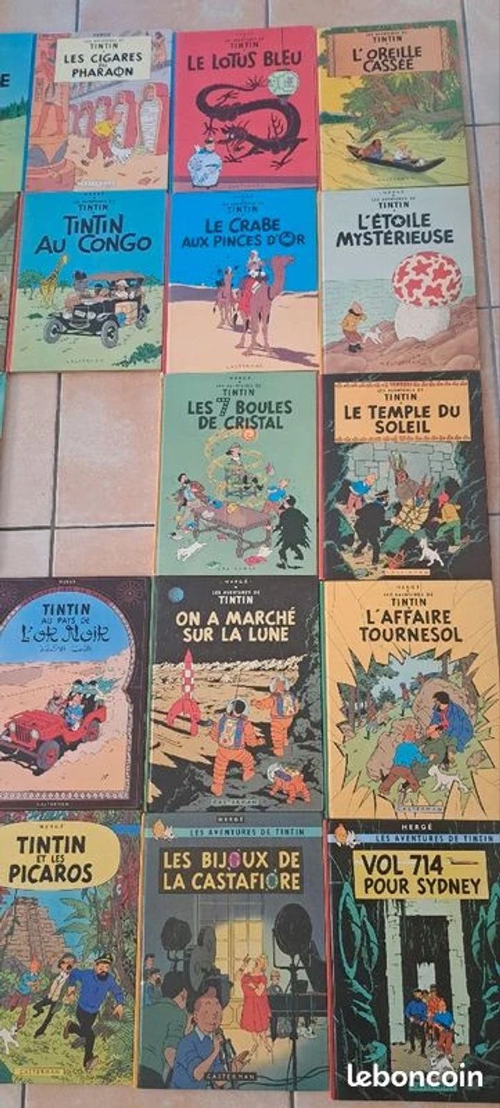 24 BD Tintin ancienne 1966/1976 15€ la BD ou lot - photo numéro 5
