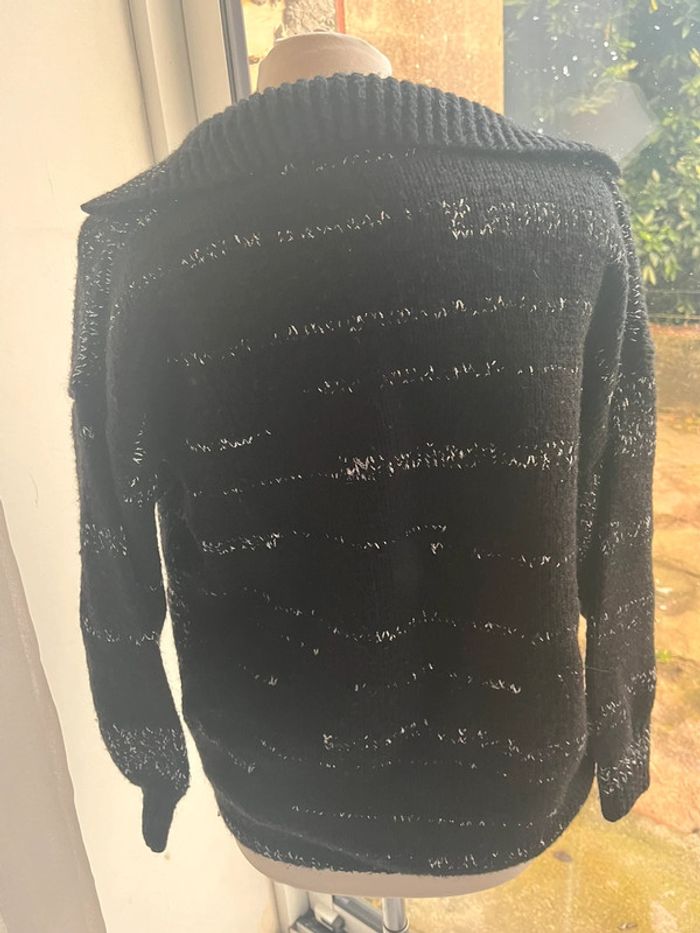 Pull vintage tricoté à la main - photo numéro 4