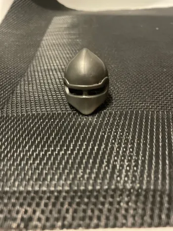 Playmobil casque chevalier gris foncé armure moyen âge château citadelle forteresse