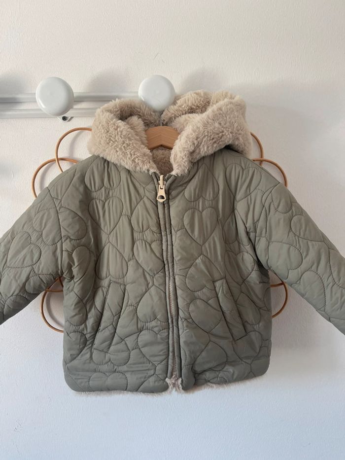 Veste fourrure réversible Zara