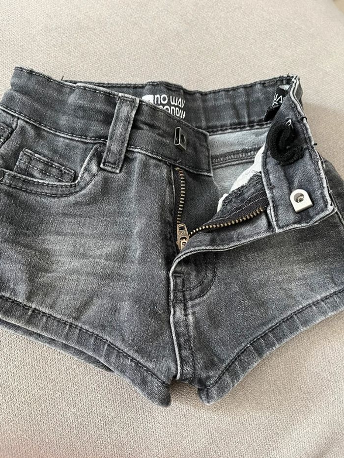 Short en jean noir - photo numéro 2