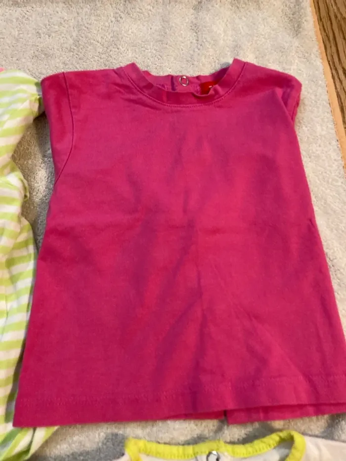 Lot tee-shirts ml 9 mois - photo numéro 4