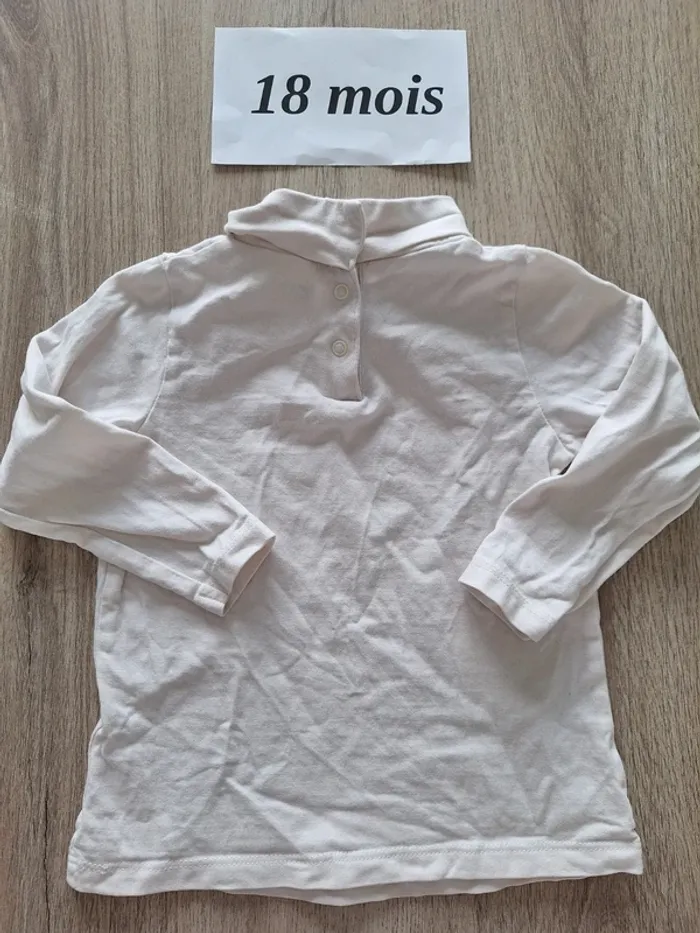 Sous pull col roulé 18 mois neuf tape a l'oeil - photo numéro 4