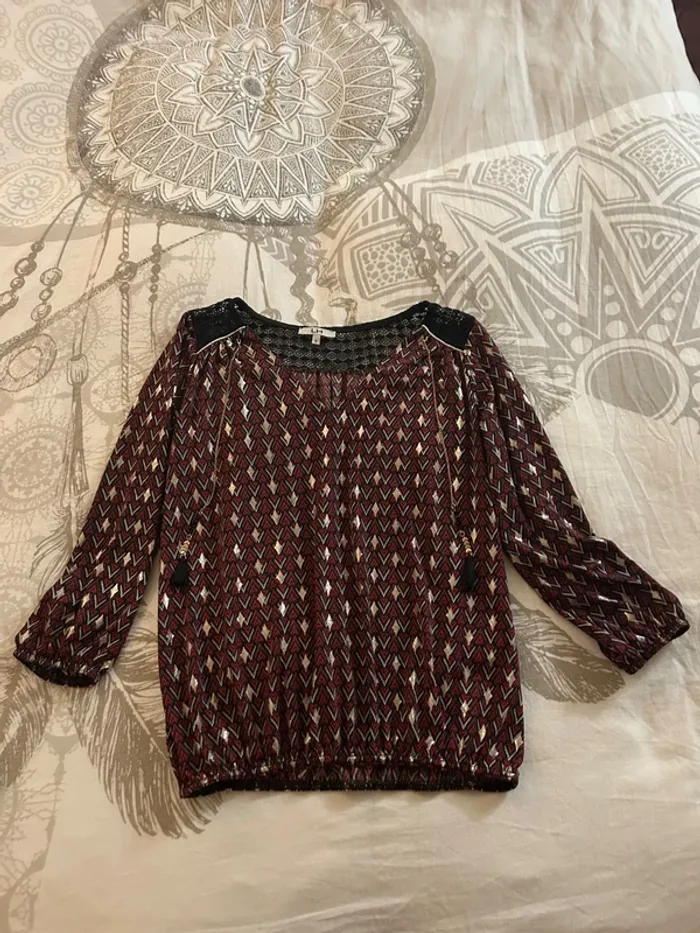 Blouse manche 3/4