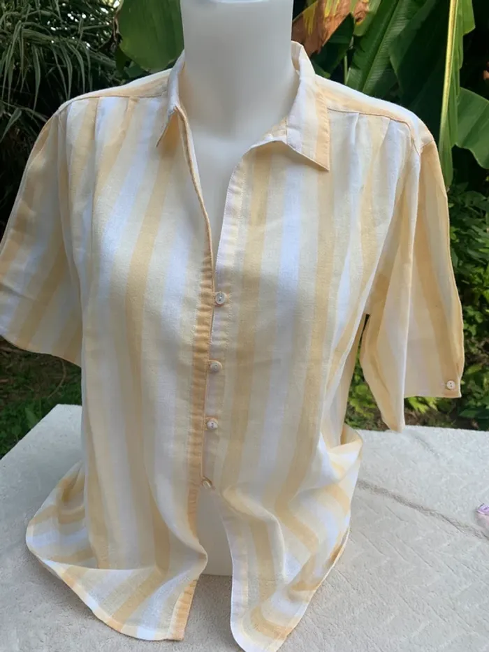 Chemise vintage Cacharel taille 42 manches courtes