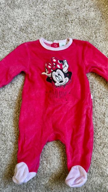 Pyjama Disney Baby – 1 mois – rouge Minnie