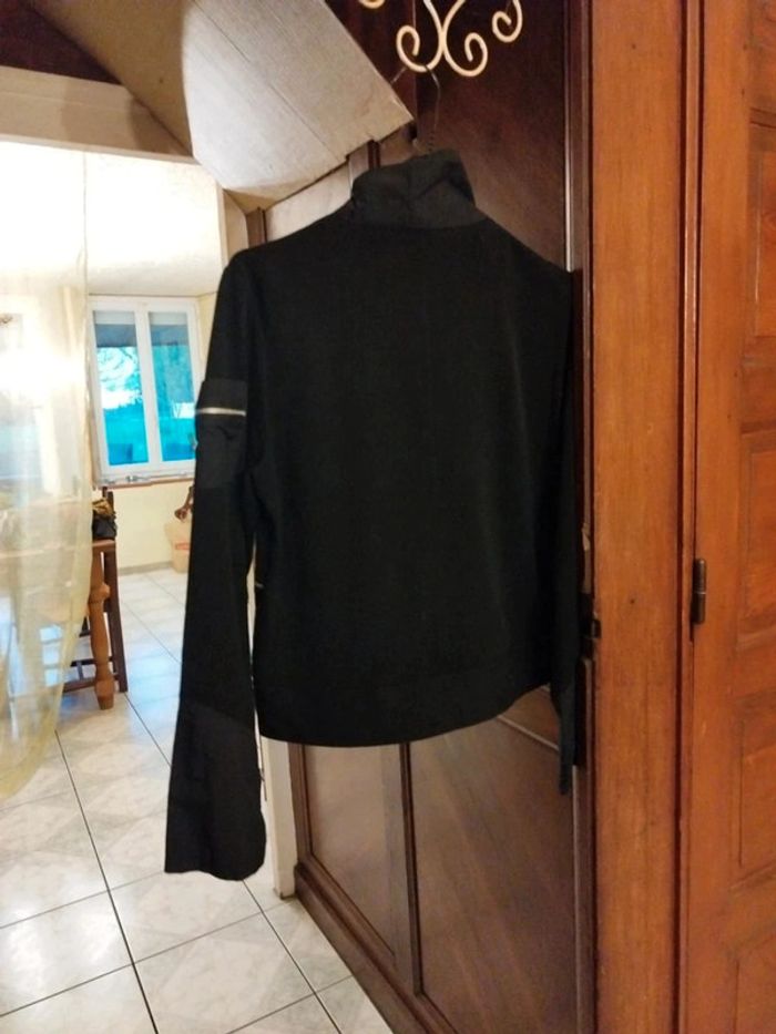 Veste noire bombers sportswear y2k S/36 vintage - photo numéro 6