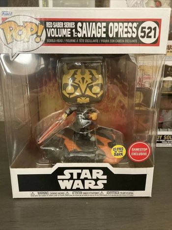 Funko Pop Deluxe Star Wars Savage Opress 521 (Glow) Neuf