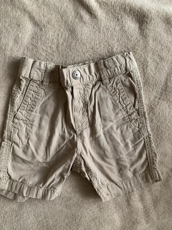Short beige h&m 12-18 mois