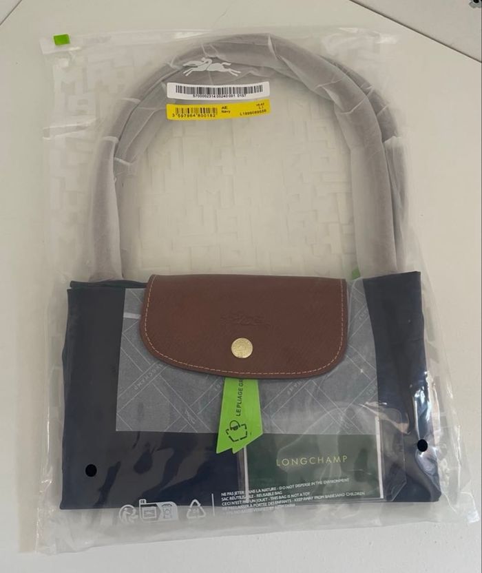 ❤️ sac fourre-tout Longchamp taille L marine authentique neuf ❤️ - photo numéro 7